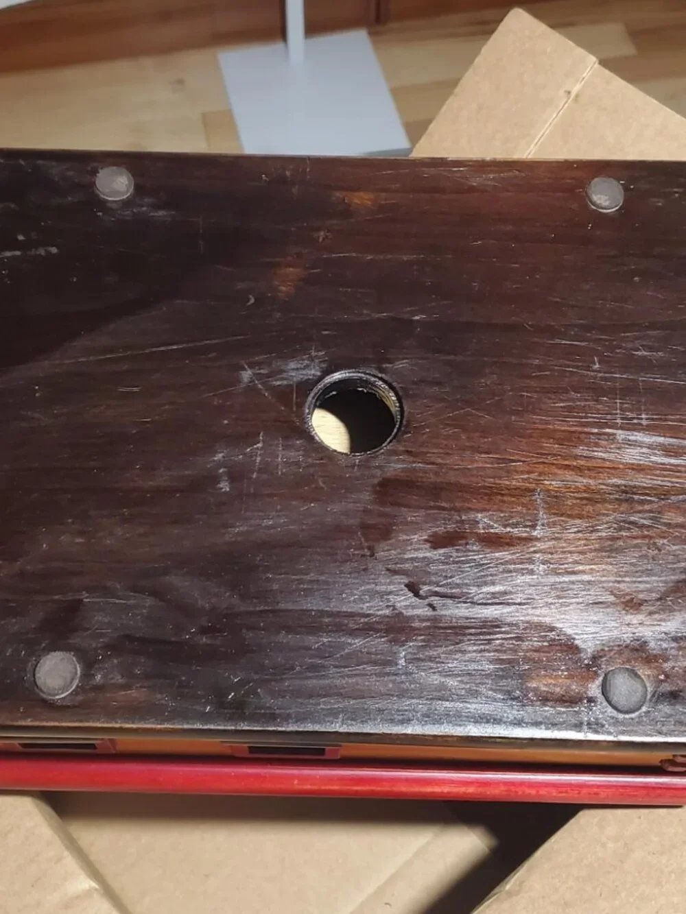 Wood House Jewelry Box - shipping included